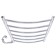Electric towel "Laris" Classic, 500x800 mm, ladder, 6 crossbars, left