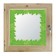 Window, 50 × 50cm, "maple leaves", single -chamber double -glazed window
