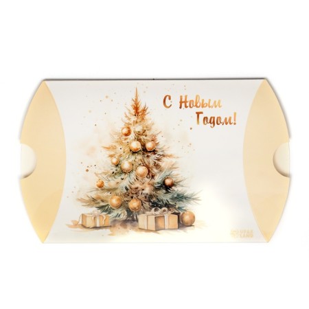Folding box "Christmas tree in gold" 19 x 14 x 4 cm-2