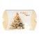 Folding box "Christmas tree in gold" 19 x 14 x 4 cm