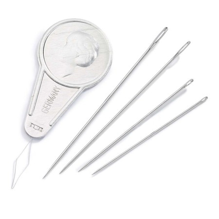 Needles set for sewing and dumplings with a filamenter, 19 pcs. packaged-1