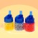 Plastic bullets 6 mm in a jar, 200 pcs., Mix color