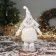 Soft toy "Santa Claus Brill" (59x21 cm extended legs) 40x21 cm, silver-white