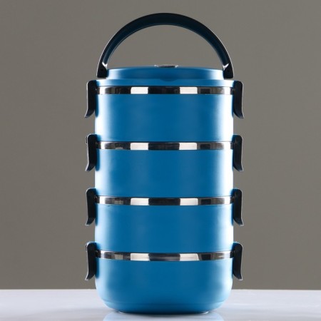 Lunch-Box "Dolyana", 2 l, retains heat 3 hours, 14 x 26 cm, mix-1