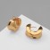 Earrings Metal "Accord" Circle Circle, Color Gold