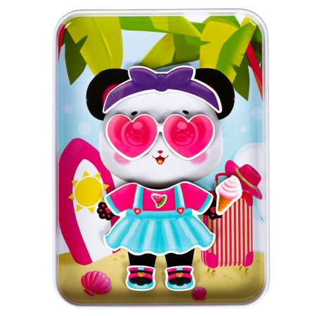 Magnetic set "Hot holidays", in a tin box-3
