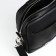 Male bag over the shoulder, Textura, artificial leather, black color