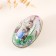 Casket Metal Easter bunny in grass with testicles 7x6.5x11 cm