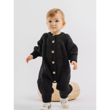 Combine Children's Knitted Rant KnitWear, height 56 ​​cm, graphite color