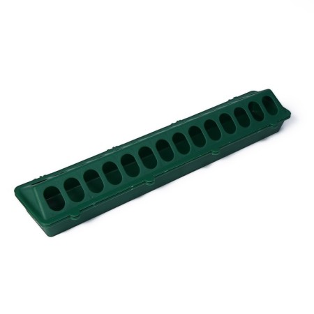 Cooper feeder for quails, 28 cells, lottery, plastic, green color