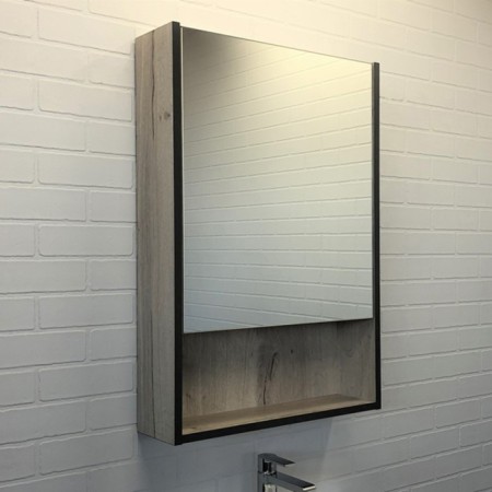 Mirror Comfort Comfort Vienna 55 for the bathroom, color smoky oak color