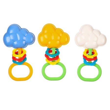 Little rattle "Cloud", color mix, Aelita-5