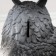 Piggy bank "owl with ears gray" height 18 cm, width 15 cm, length 16 cm