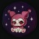 Reflective icon "Kuromi", d = 56 mm