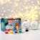 New Year's set for creativity. Christmas balls for coloring "New Year", paints, 2 pcs