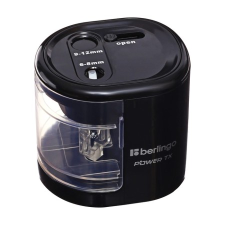 Electric grinder 2 holes Berlingo Power TX, with a container, black-5