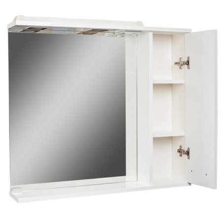 Mirror cabinet for bathroom dominoes Cube 80, with backlight, right-1