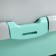 Domik toilet for cats closed with a door 50*38*37 cm, turquoise-gray