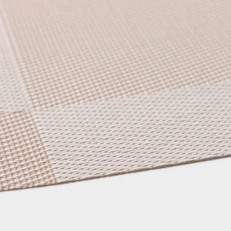 Serving napkin on the table "Chess", 45 × 30 cm, beige-white color-2