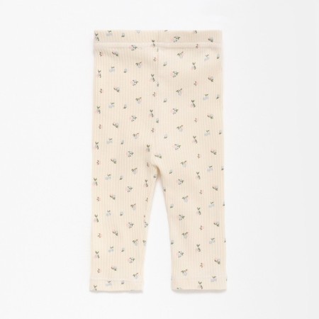 Leggings of crumb I Wildflowers, height 86-92 cm, beige-2