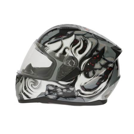 The helmet integral with two visors, size XL (60-61), BLD-M67E model, black and gray-6