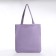 Hooper bag without fastening, from textiles, lilac color