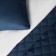 Cover with pillowcases "Kim", size 160x220 cm, blue color