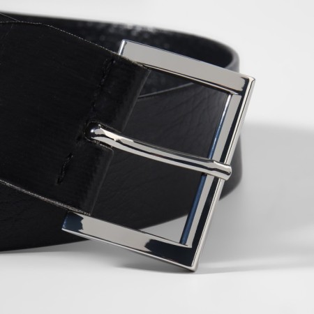 A belt buckle 4.8 × 3.4 cm, 38 mm, silver color-2