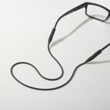 Silicone lace for glasses # 1 black
