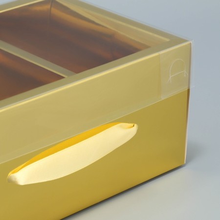 Gift folding box, packaging, “gold”, 23 x 15 x 10 cm-6