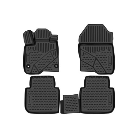 3D mats in the salon for Honda CR-V (VI) 2022-SUV, 4 pcs.