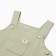 A set for a newborn (T-shirt, overalls), white color/khaki, height 68-70 cm