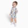 Body for a boy, white color, height 56 ​​cm (0-1m)
