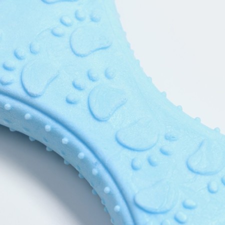 Toy floating "paws" Piggon Premium, foamed TPR, 10.5 x 5.5 x 2 cm, blue-2