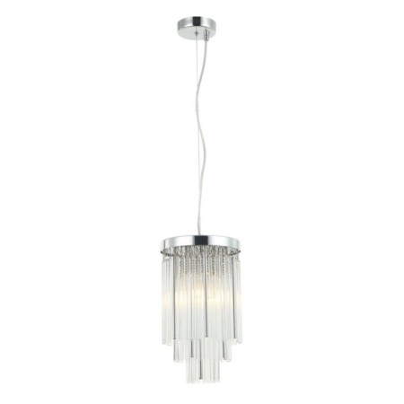 Slot Style Rain 1xe14 40W, size 20x20x40.5-150 cm, chromium color