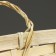 Wicker basket, d26 x 13 x 11 cm, yellow, bamboo