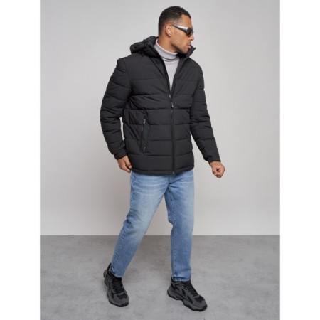 Sports male winter, size 50, black color-11