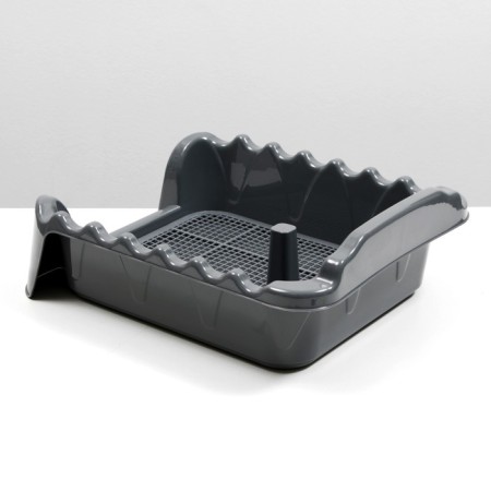 RIF toilet with a column, for dogs, 55 x 40 cm, gray Fix-4