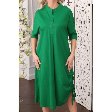Women's dress, size 46, green color-6