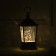 LED figure "Lantern with a house" 12 × 24 × 12 cm, plastic, AAX3 batteries (not complete), USB, glow warm white