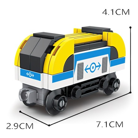 Designer "railway. Electric locomotive ", with launch, 72 parts-1