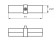 Extension cord R-10A with a ring f25 mm, chrome