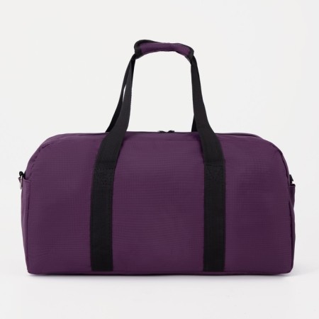 Sports bag with lightning, 2 outer pockets, purple color-1