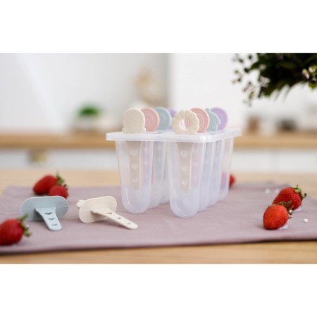Form for ice cream shares "Lollipop", 15 × 12 × 12 cm, 8 cells, color mix-7