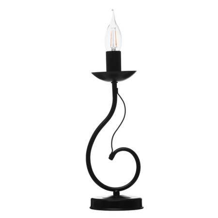 Black Black Risalux table lamp "Duchess" 1x15W E14-8
