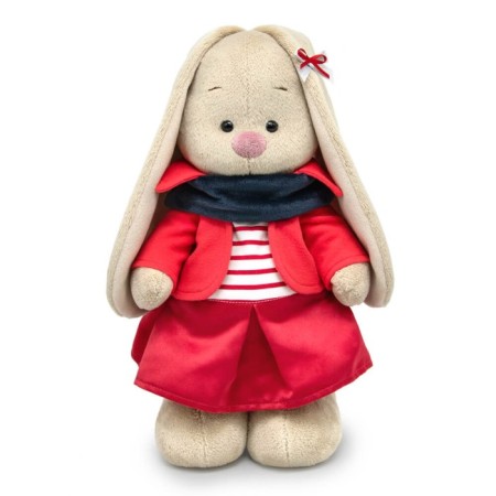 Soft toy "Bunny Mi" in a vest, 25 cm