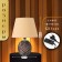 Jane table lamp E14 40W 22.5x22.5x31.5 cm beige