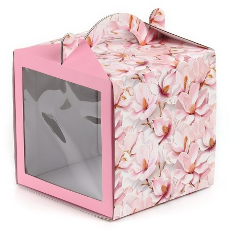 Confectionery box with a window, a chest, "the most tender", 20 x 20 x 20 cm-1