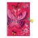 Notebook Gift Book on a lock, A5, 50 sheets, line, "Butterfly", mix