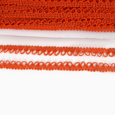 Braid "festons" orange, 1.3 cm wide, 50 m-2